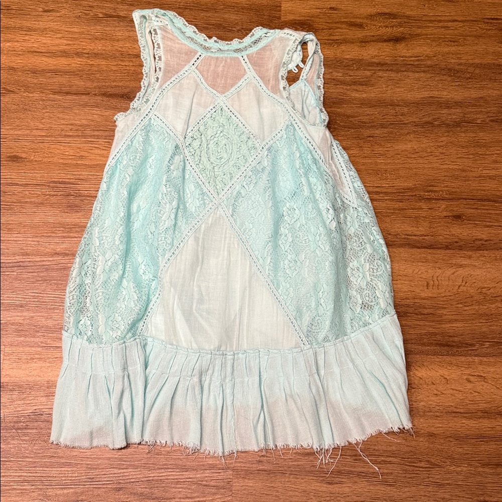 New ⭐️Free People Angel Lace Dress in Turquoise